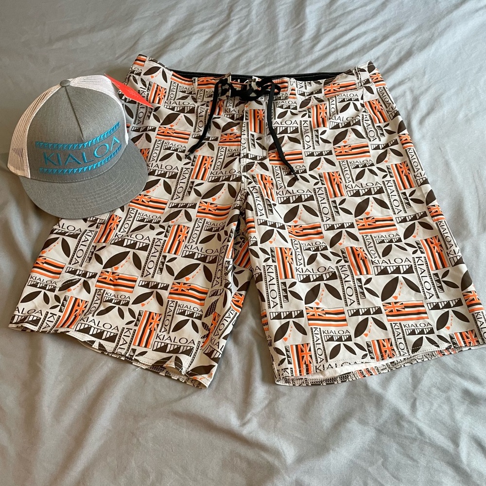 Men’s New Swim Shorts & Hat